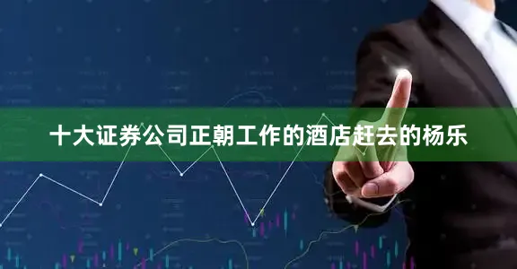 十大证券公司正朝工作的酒店赶去的杨乐
